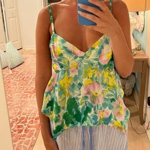 Beautiful & Bright Flowy Top